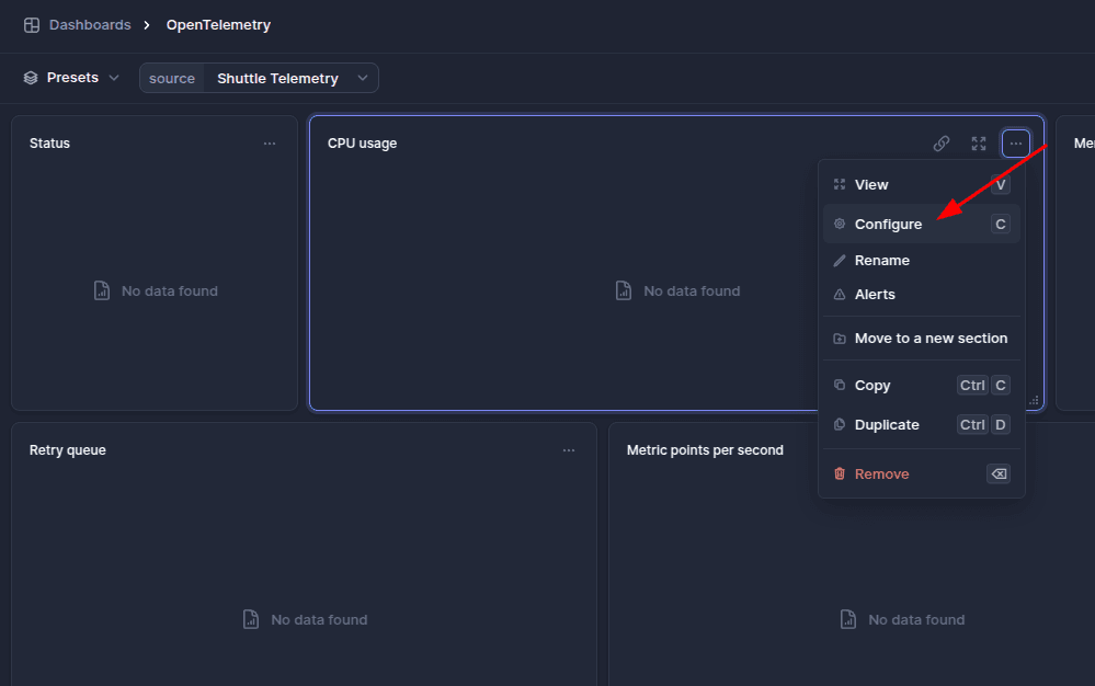 Click to expand image BetterStack Configure CPU Usage