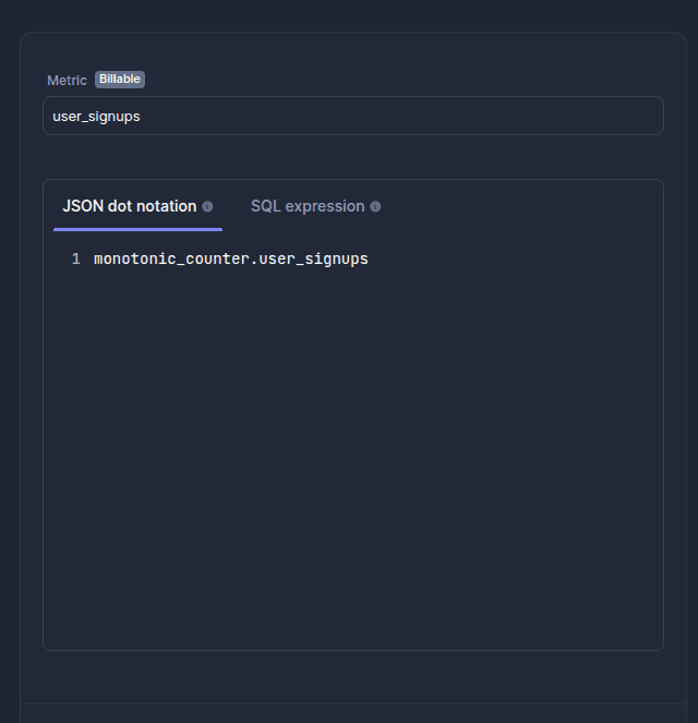 Click to expand image BetterStack User Signups Metric