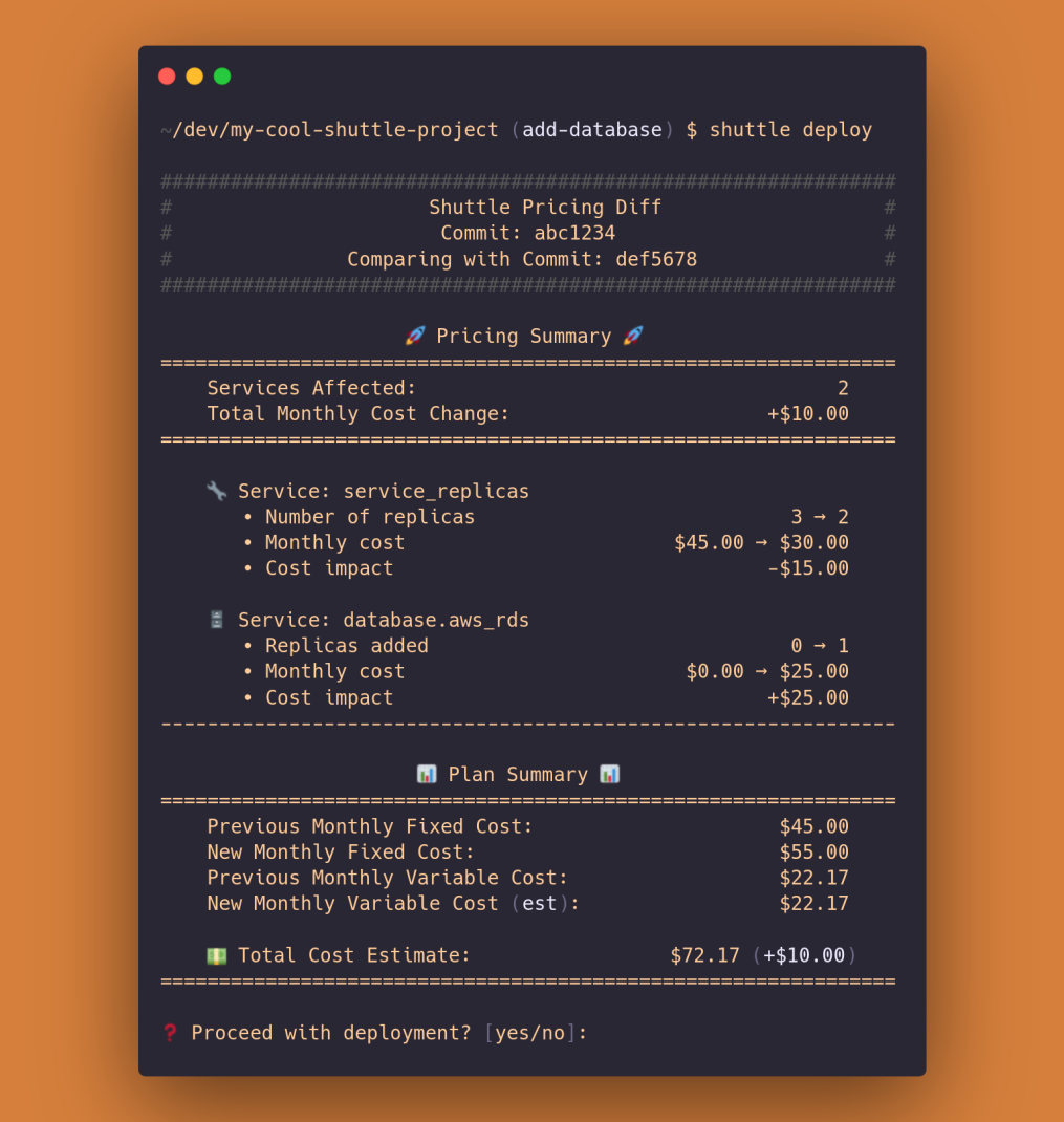 Understand your pricing diff from the comfort of your terminal